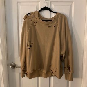 Aerie distressed sweatshirt